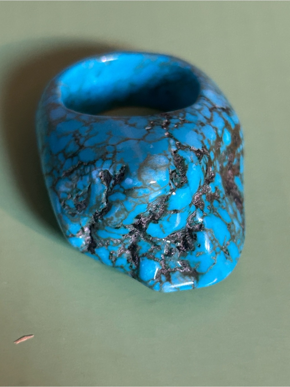 Turquoise Stone Accent Ring